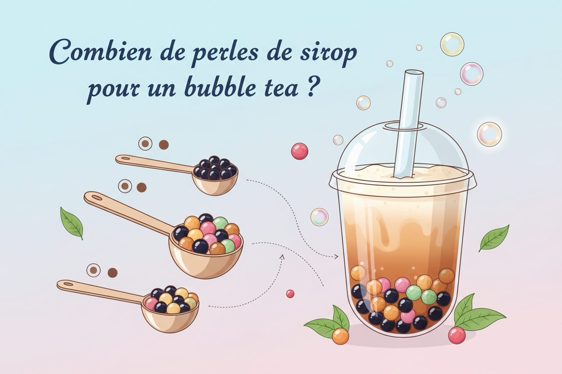 Combien de perles par verre pour un bubble tea parfait ?