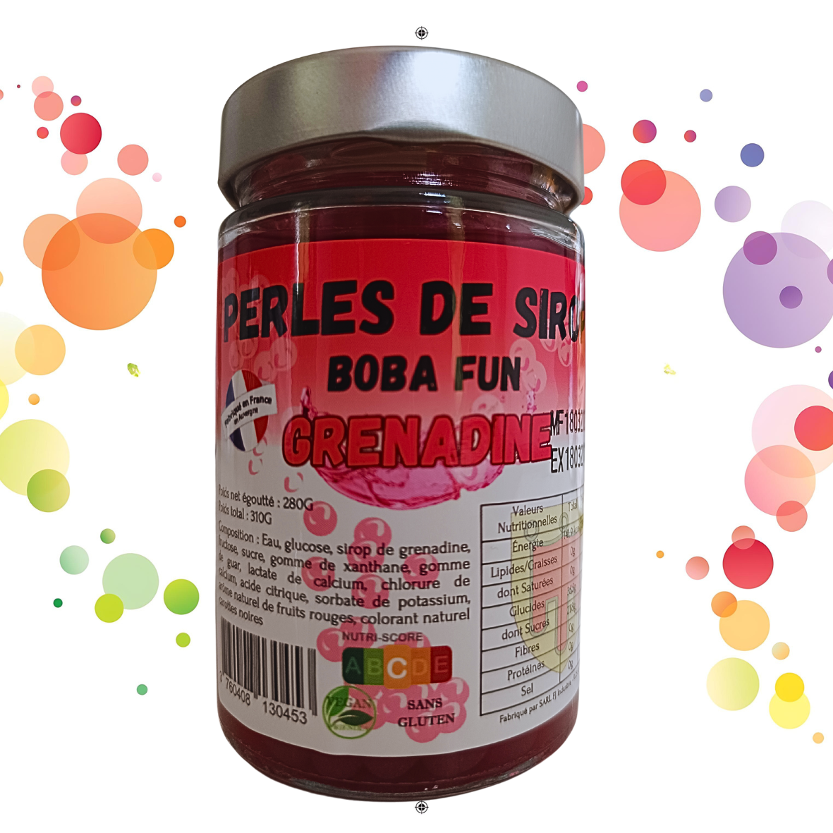 Perles de Grenadine BOBA FUN